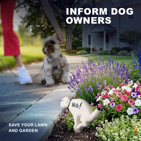 DIMARONGTON Durable yard sign protects landscaping and signals to curb behavior