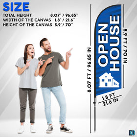 DIMARONGTON real estate flag-pole kit enables quick setup at shows