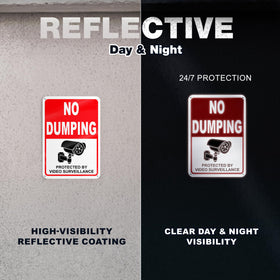 DIMARONGTON outdoor warning sign durable for yard and driveway use