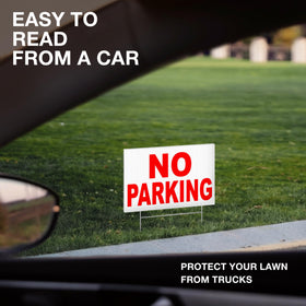DIMARONGTON weatherproof water-resistant no parking sign for outdoors