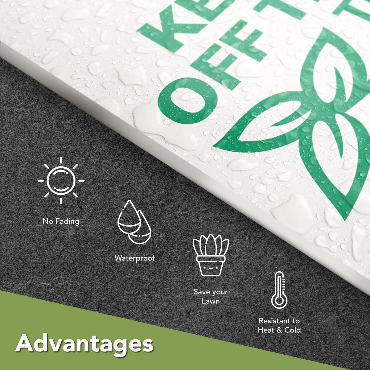 DIMARONGTON UV-resistant colors maintain legibility after sun and rain