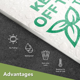DIMARONGTON UV-resistant colors maintain legibility after sun and rain