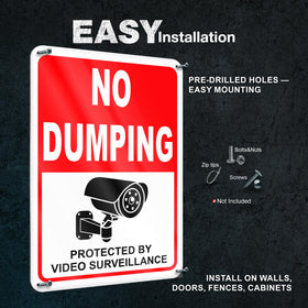 DIMARONGTON signs with pre-drilled holes for quick mounting