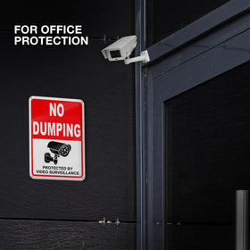 DIMARONGTON private property no dumping signs suitable for driveways and lots