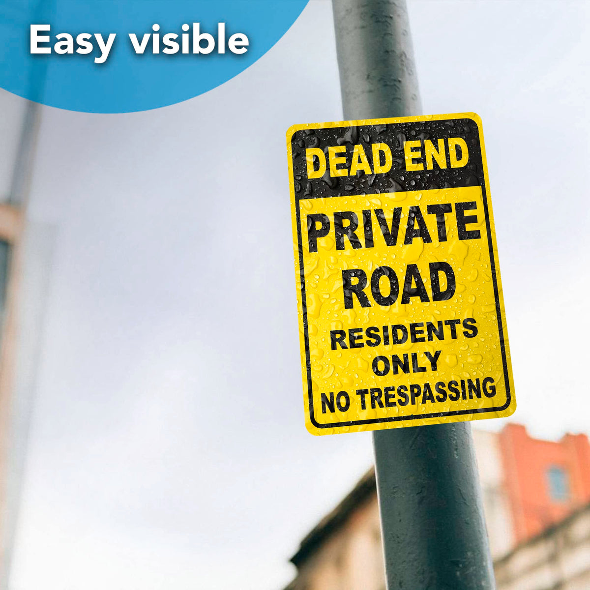 DIMARONGTON Private Road Sign suitable for farms, driveways, or commercial properties.