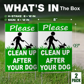 DIMARONGTON yard sign with included H-stake for stable ground placement.