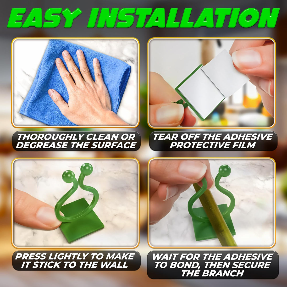 DIMROM durable plastic construction resists fading and breaking