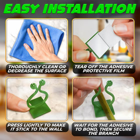 DIMROM durable plastic construction resists fading and breaking