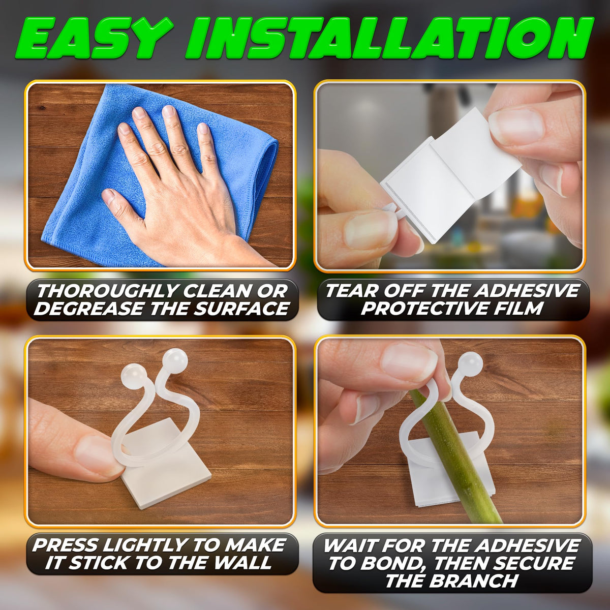 DIMROM surface prep guide: clean and degrease for best adhesion.