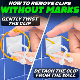 DIMROM versatile clips can also support cables or LED strips.