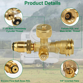 Dingbaayee 12ft appliance hose reaches distant grills and stoves outdoors