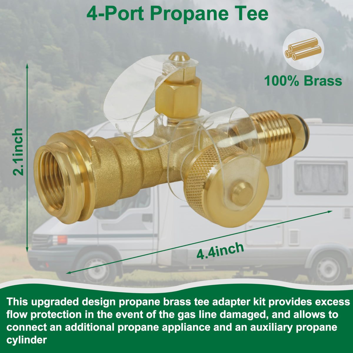 Dingbaayee 5ft auxiliary tank hose extends propane supply for longer trips
