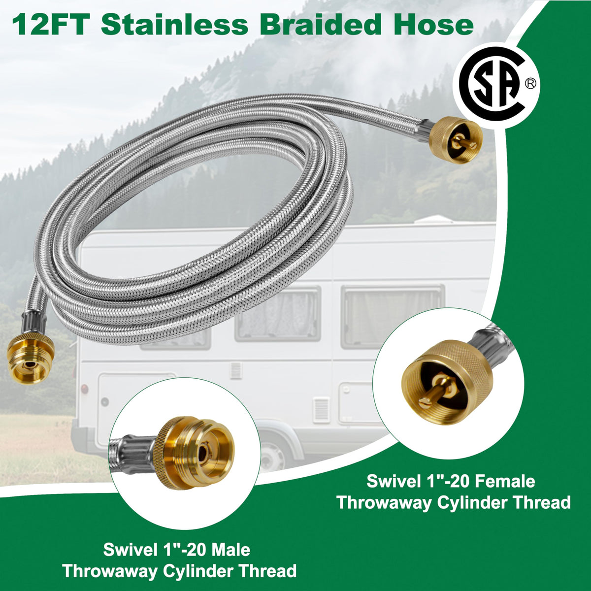 Dingbaayee brass tee mount showing four-way gas flow connection