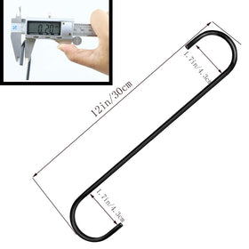 DINGEE S-hook supporting a hanging plant outdoors