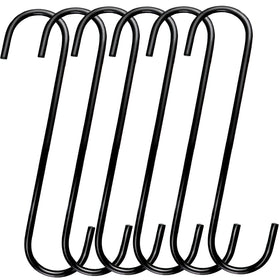 DINGEE 8-Inch S Hook suspends outdoor plants securely, saving space.