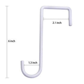DINGEE patio light hanger in white powder coated steel for outdoor decor.