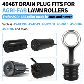 Dinlon easy-install lawn roller drain plug for quick maintenance and less downtime.