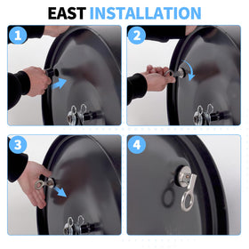 Dinlon Agri-Fab-compatible drain plug for lawn rollers ensures leak-free operation.