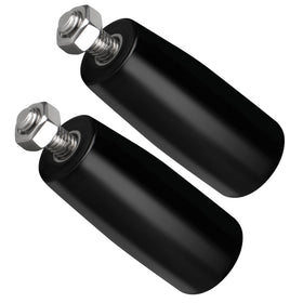 Dinlon cool touch damper handle on Weber WSM vent enables precise airflow control