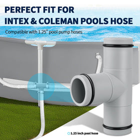 Dinlon durable plastic component suitable for outdoor pool use.