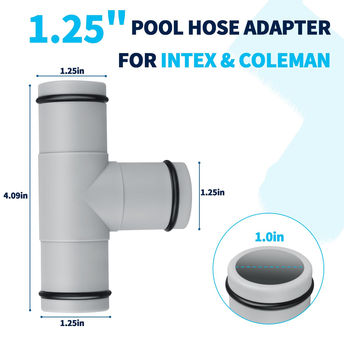 Dinlon three-head hose splitter enabling flexible routing for maintenance tasks.