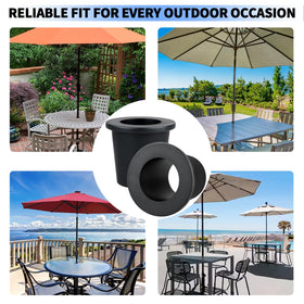 Dinlon suitable for glass, metal, wood, or rattan tables.