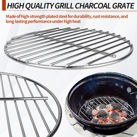 Smooth surface for easy cleaning after Weber grilling