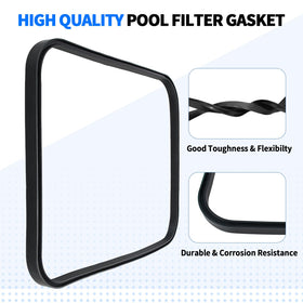 Durable rubber gasket by Dinlon resists pool chemicals for long-lasting seals.