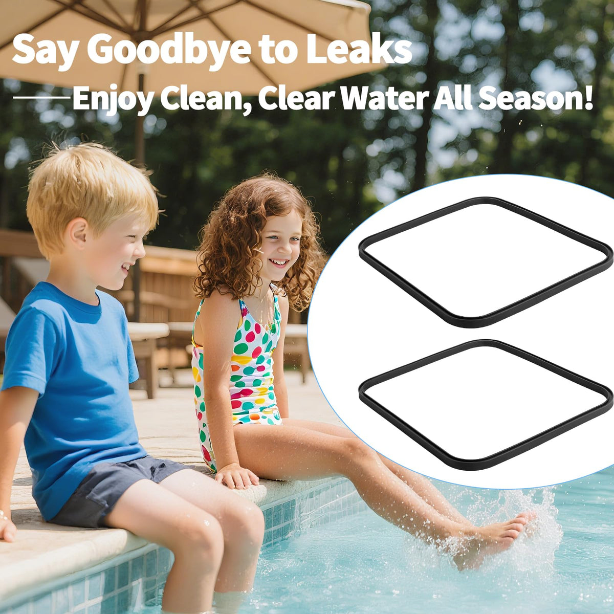 Gasket fits Hayward filter baskets and lids for better circulation.