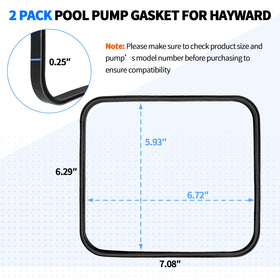 Dinlon SPX1600S pump lid seal shown for easy, tool-free installation.