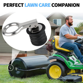 Dinlon two-piece drain plug pack keeps your lawn roller ready for work.