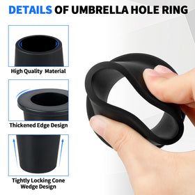 Dinlon easy-install ring and cap simplify upgrading your outdoor setup.