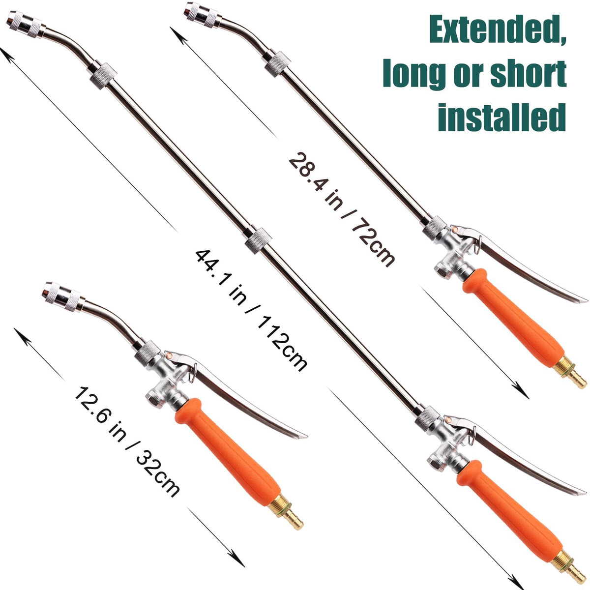 Diraeen brass barbs fit 3/8-inch and 1/4-inch hoses to prevent leaks.