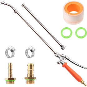 Diraeen 44-inch all-metal sprayer wand with slip-resistant grip for extended reach.