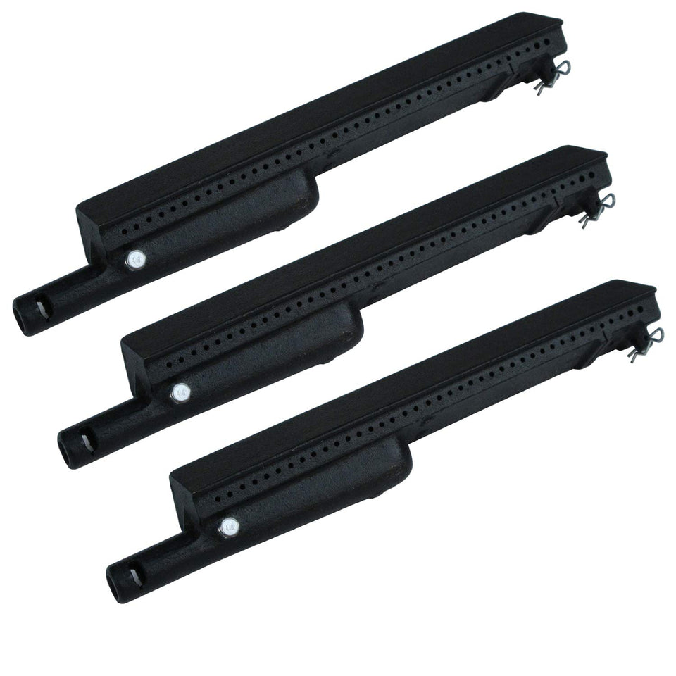 Direct Store DB106 three-pack cast iron burners for Charbroil grills offering durable heat distribution