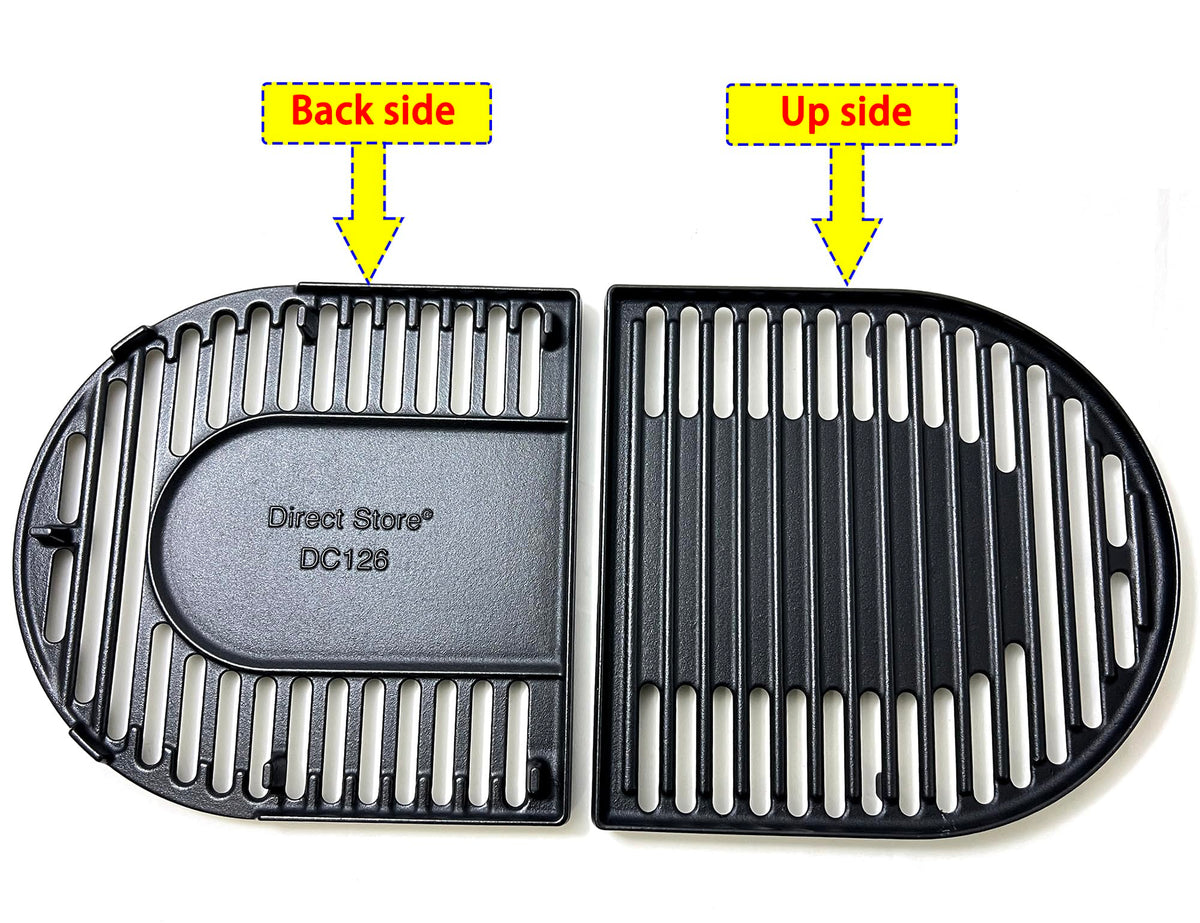 Direct Store DC126 edge-lip design helps keep food secure on the grill.