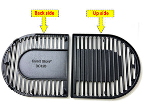 Direct Store DC126 edge-lip design helps keep food secure on the grill.