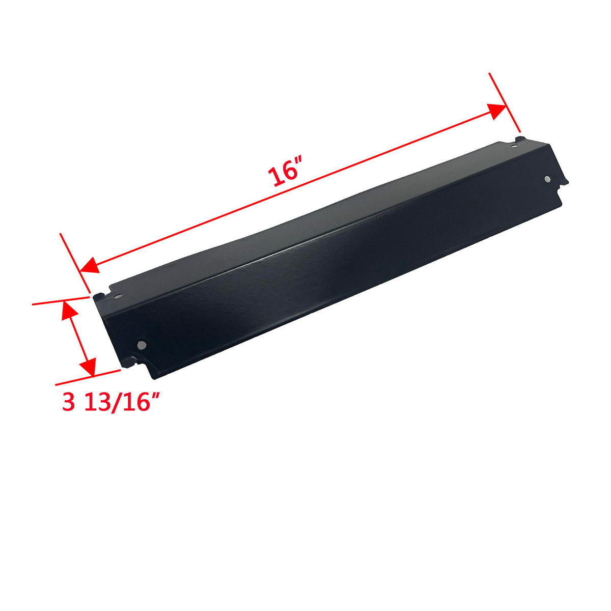 Direct Store DP125 porcelain steel heat shield improves grill heat distribution