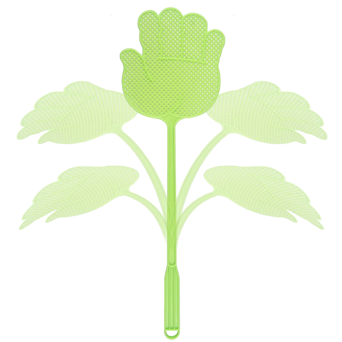 Dirza Fly Swatter shown in five colors for easy identification.