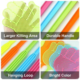 Dirza Fly Swatter features a hanging hole for neat storage when not in use.