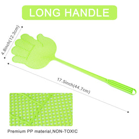 Dirza Fly Swatter with a long 17.5-inch handle for extended reach.