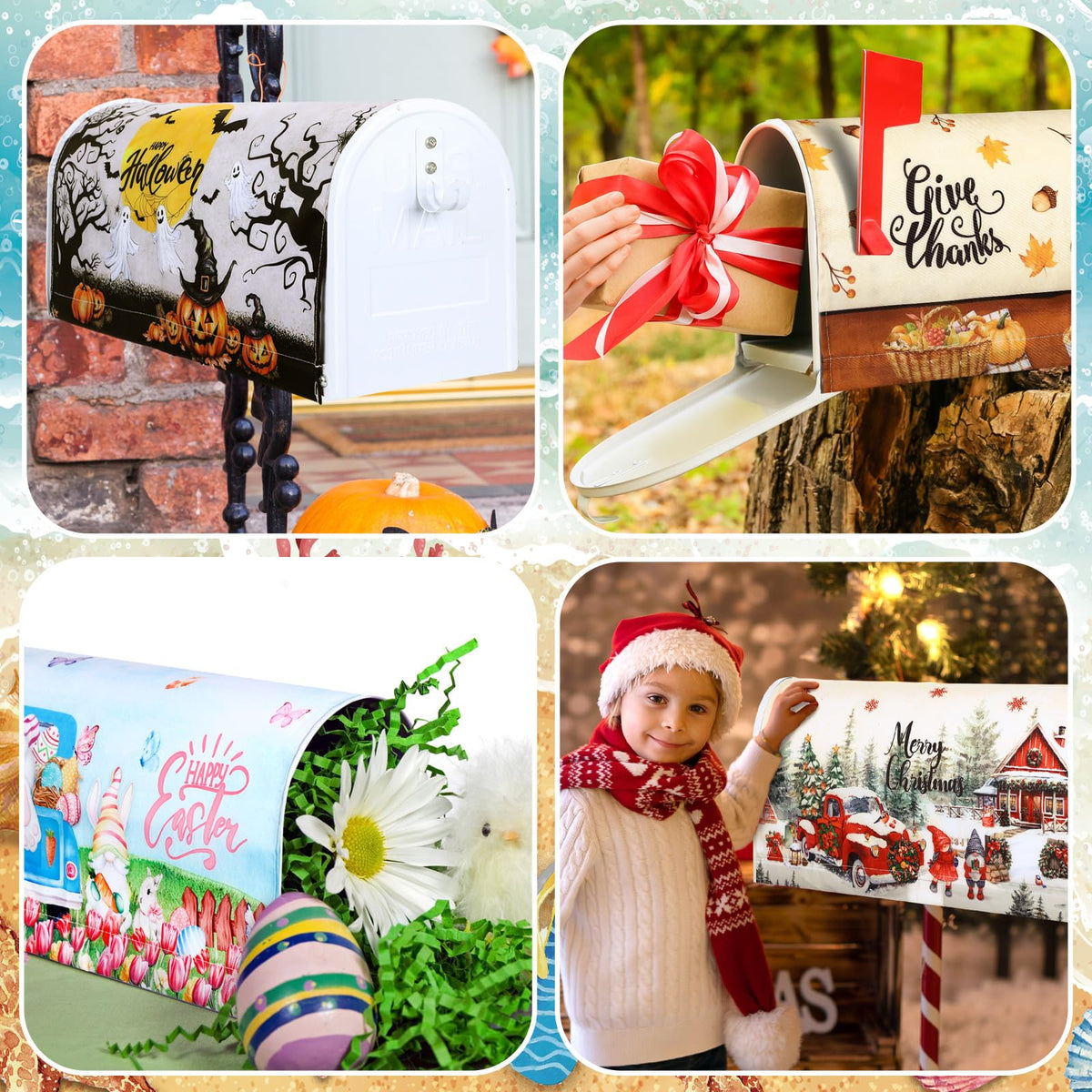 Dispowreath Valentines mailbox cover pairs with romantic seasonal décor