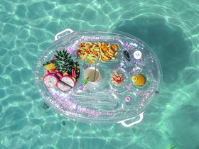 DIVEBLAST adult-friendly pool accessory enhances hydration and social relaxation on water.