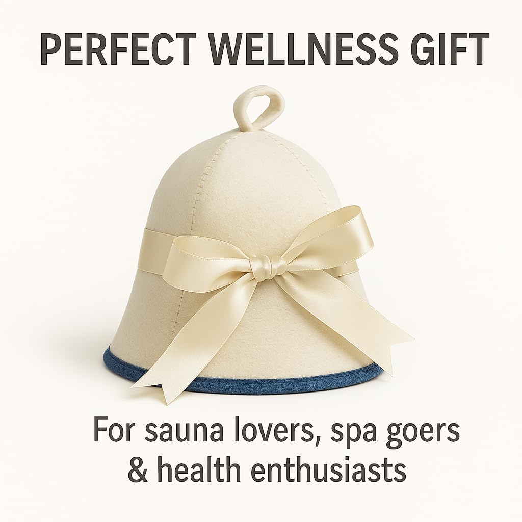 DIVELUX sauna hat care: hand wash, hang to dry.