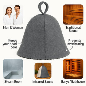 Compatible with traditional and infrared saunas for flexible routines.
