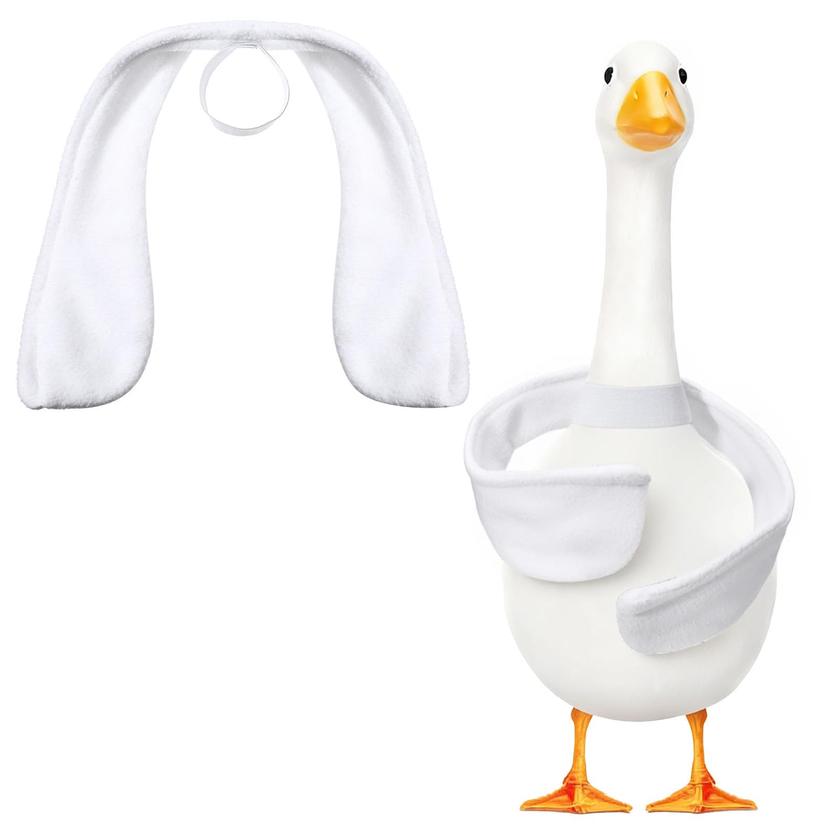 DIVINA VITAE poseable goose wings with flat edge for easy porch decoration