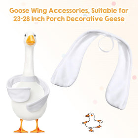 DIVINA VITAE white goose wings with wire frame for adjustable outdoor displays