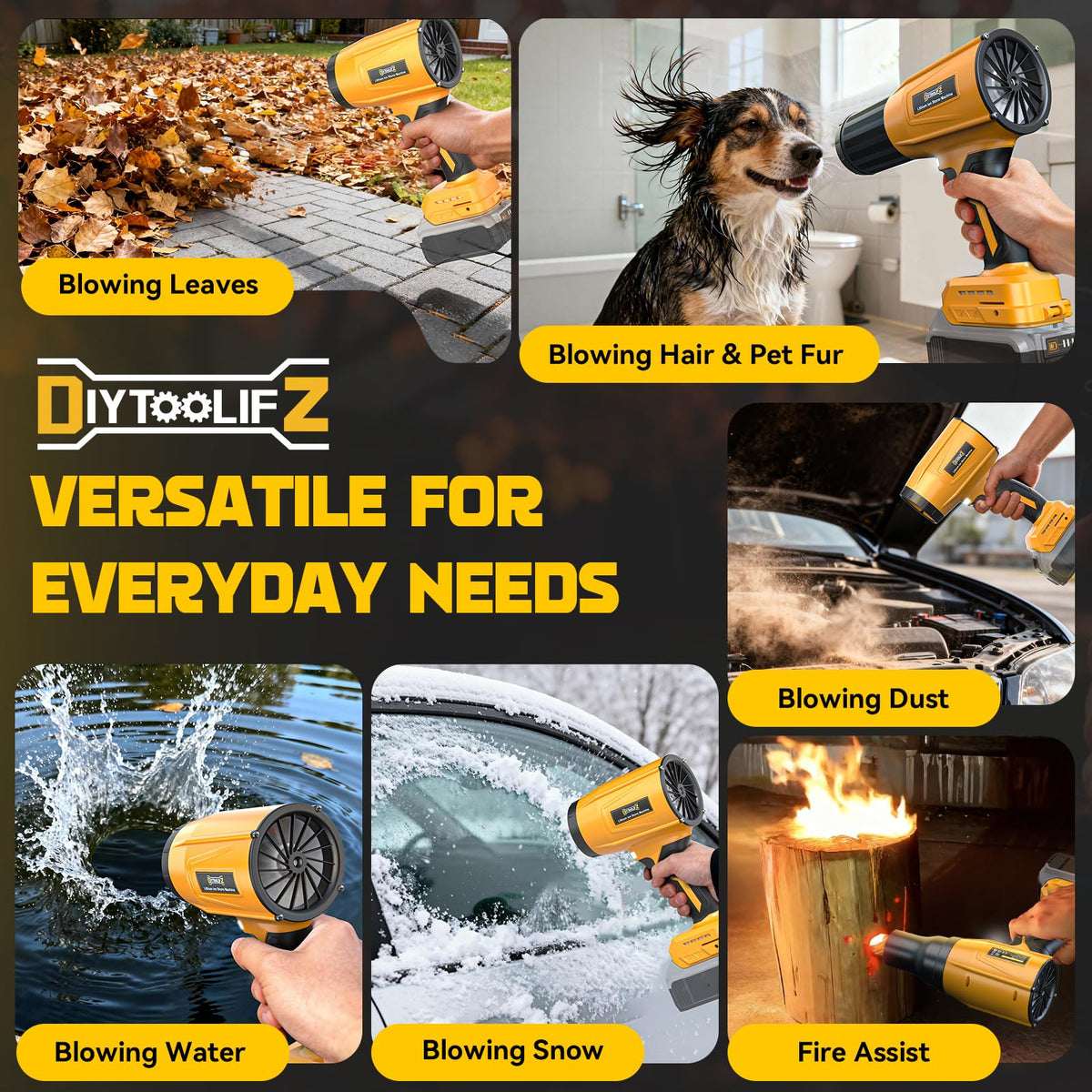 DIYtoolifz 70 mm air outlet focuses airflow precisely where needed