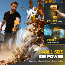 DIYtoolifz compact design fits in small spaces while still delivering wind
