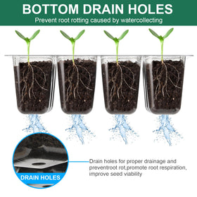 DJGINRO tray works with heat mats to maintain warmth during germination
